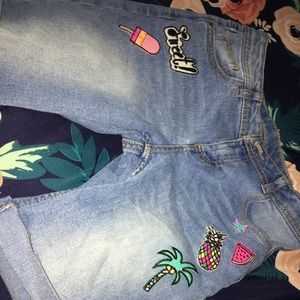 Vintage Blue Jean Shorts